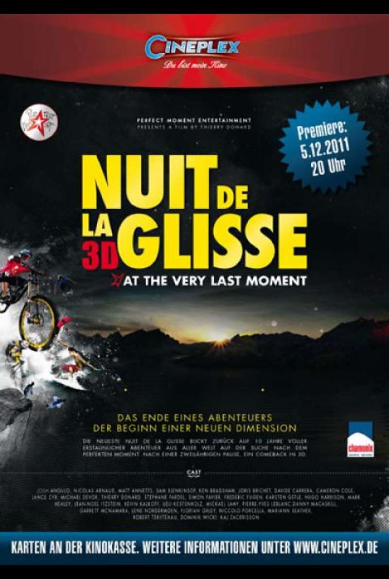 Nuit de la Glisse – At The Very Last Moment - Filmplakat