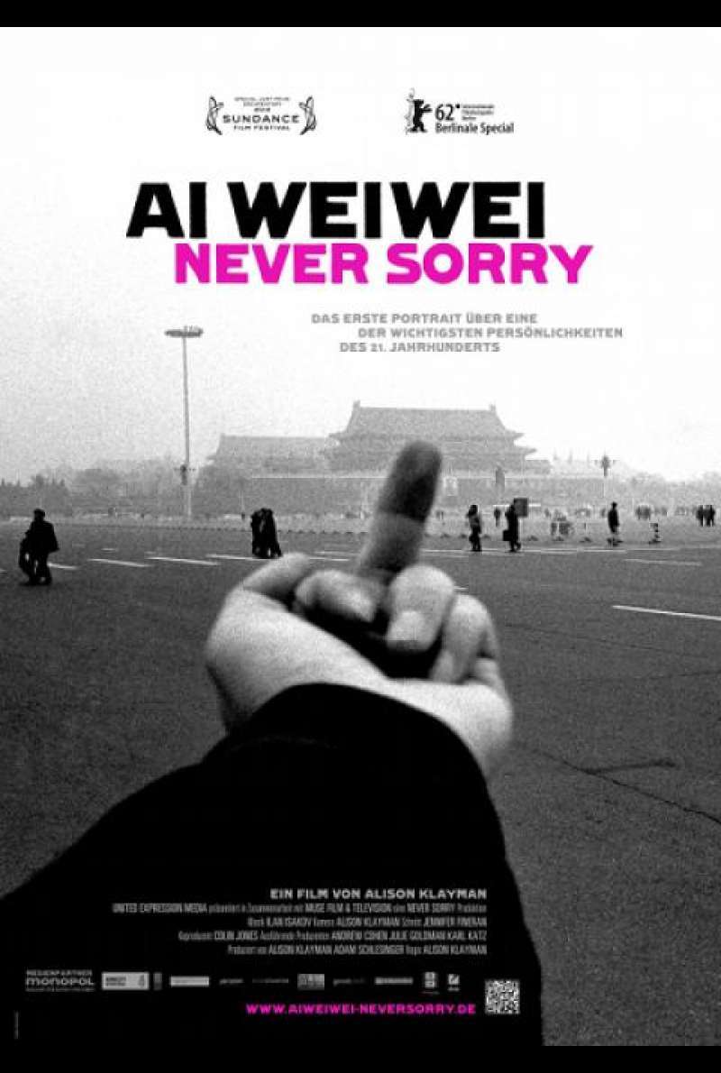 Ai Weiwei: Never Sorry - Filmplakat