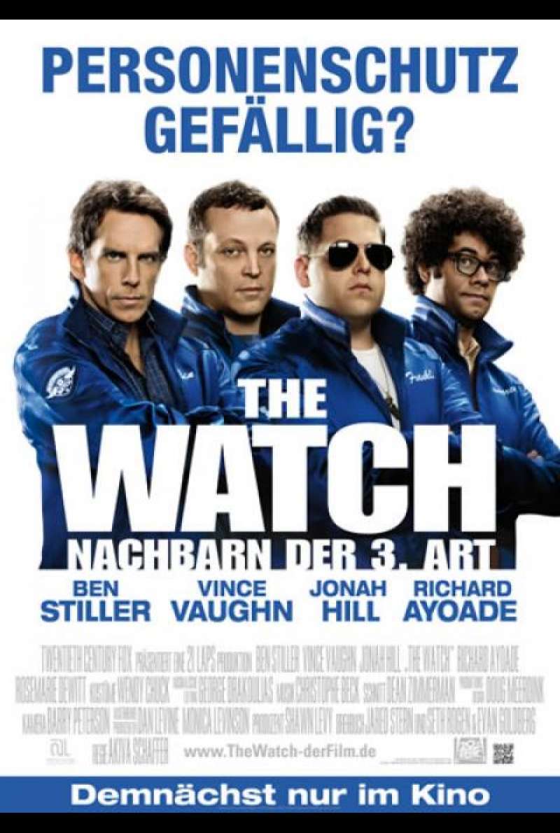 The Watch - Nachbarn der 3. Art - Filmplakat