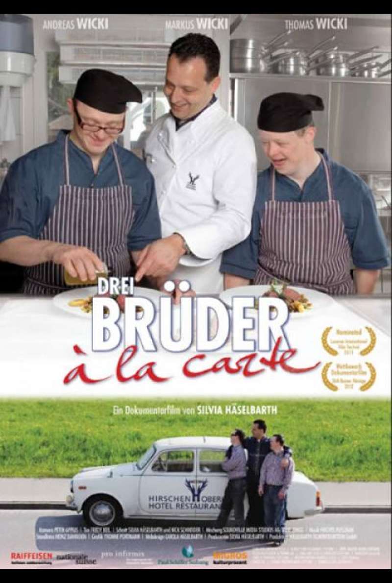 Drei Brüder à La Carte - Filmplakat (CH)