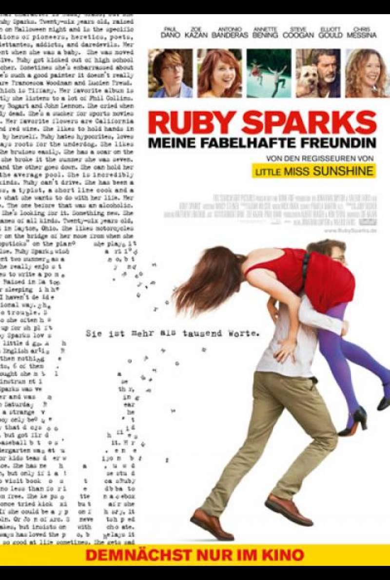 Ruby Sparks - Meine fabelhafte Freundin - Filmplakat