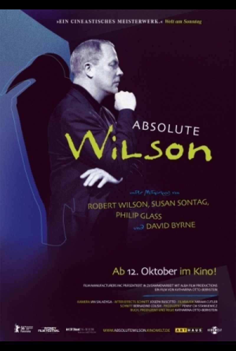 Filmplakat Absolute Wilson von Katharina Otto-Bernstein