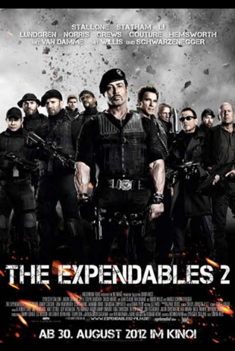 The Expendables 2 - Filmplakat