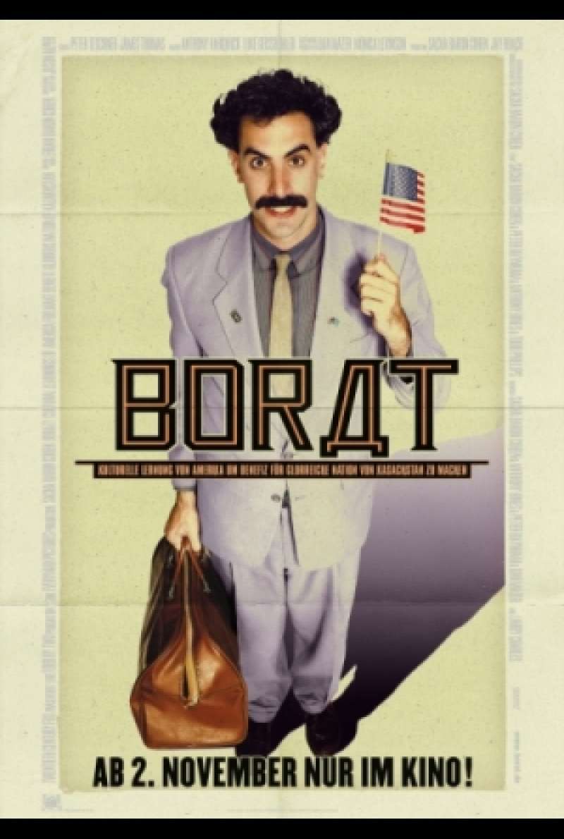 Filmplakat zu Borat / Borat - Cultural Learnings of America for Make Benefit Glorious Nation of Kazakhstan von Larry Charles