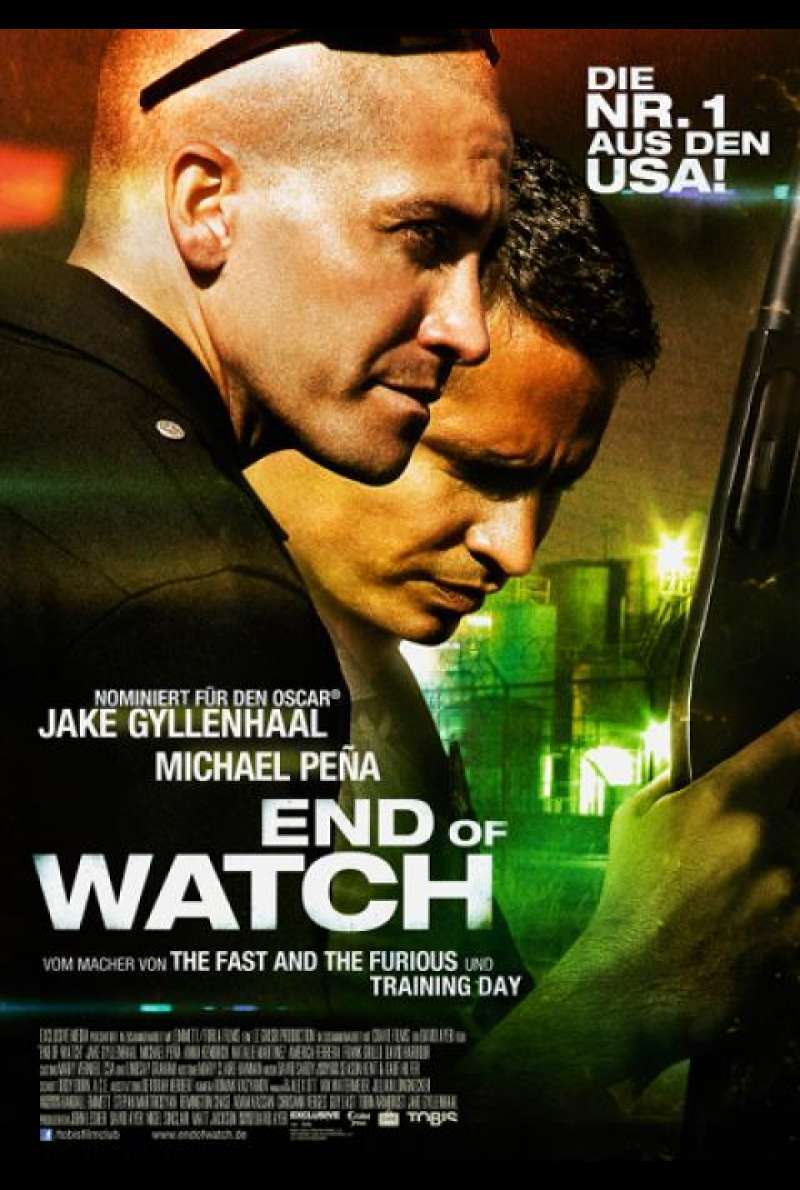 End of Watch - Filmplakat
