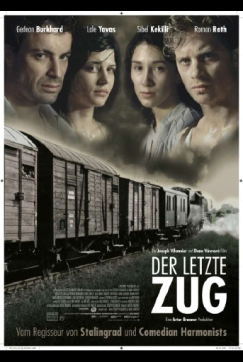 Filmplakat zu Der letzte Zug von Joseph Vilsmaier und Dana Vávrová