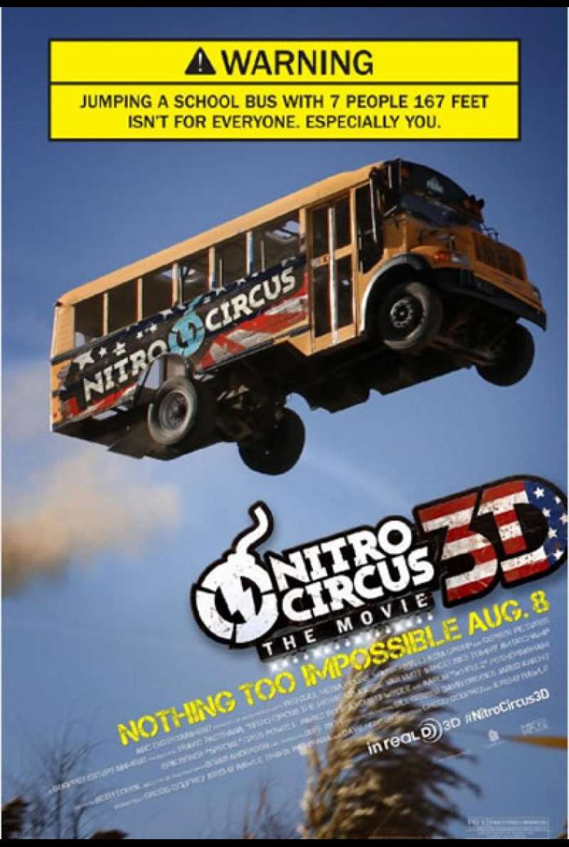 Nitro Circus: Der Film 3D - Filmplakat (US)