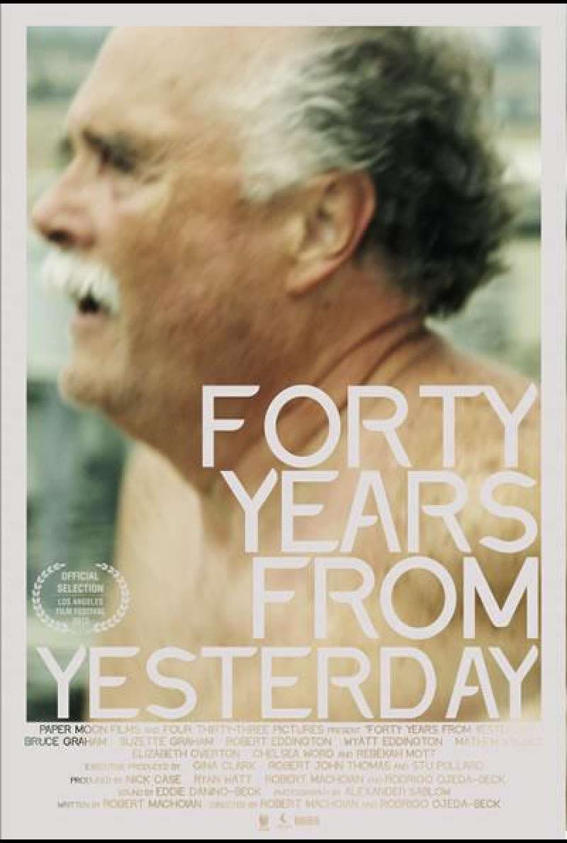Forty Years from Yesterday - Filmplakat (USA)
