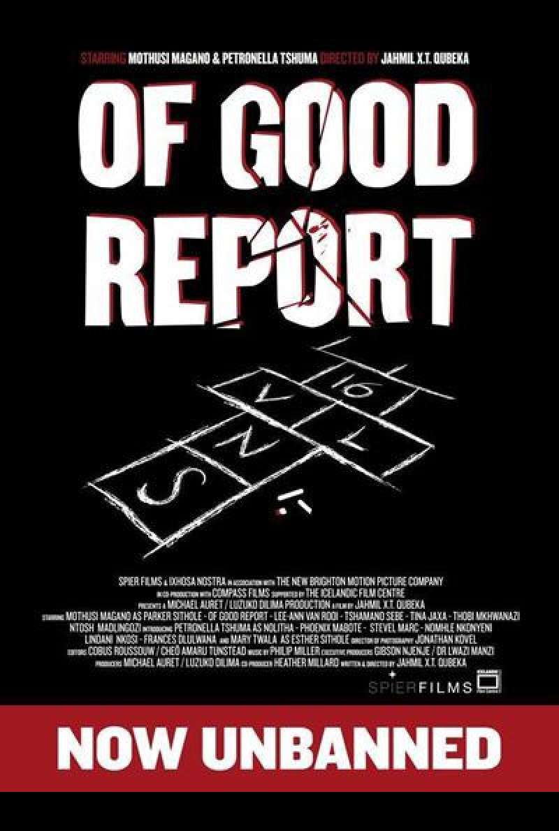 Of Good Report - Filmplakat (ZA)