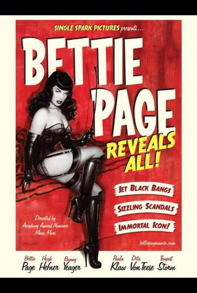 Bettie Page Reveals All - Filmplakat (US)