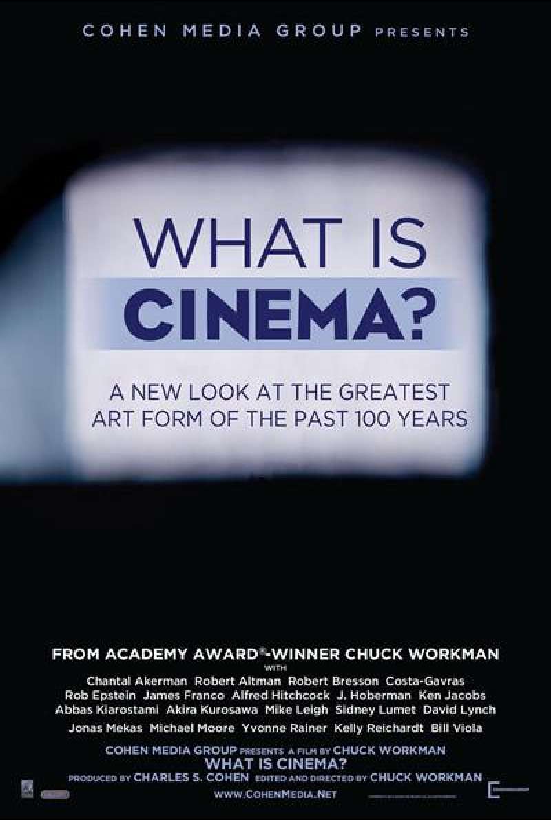 What is Cinema? - Filmplakat (US)