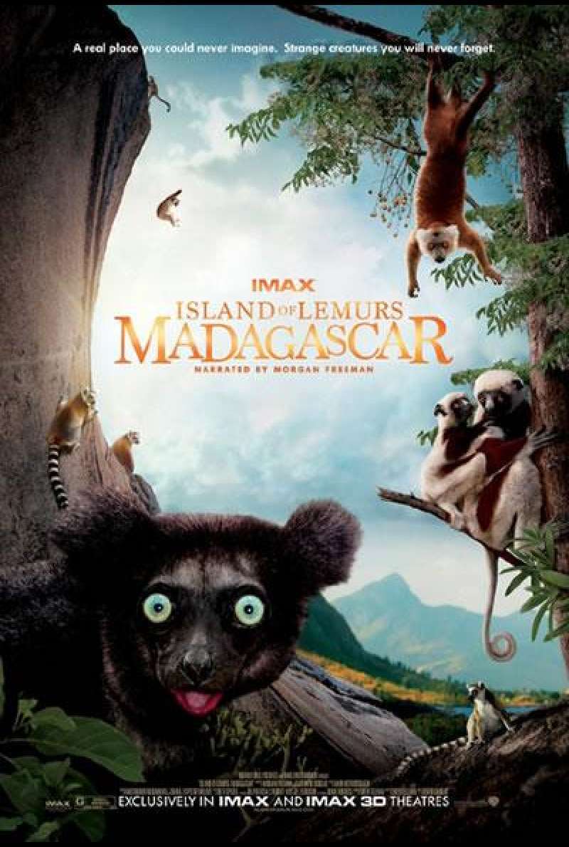 Island of Lemurs: Madagascar - Filmplakat (US)
