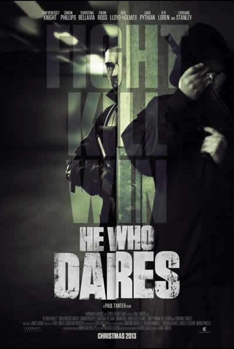 He Who Dares - Filmplakat (UK)