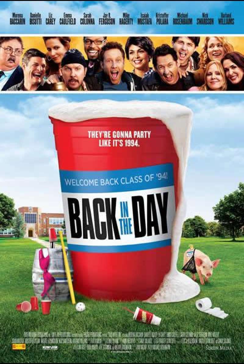 Back in the Day - Filmplakat (US)
