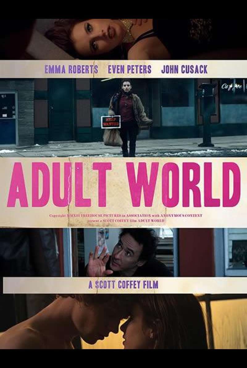  Adult World von Scott Coffey - Filmplakat (US)