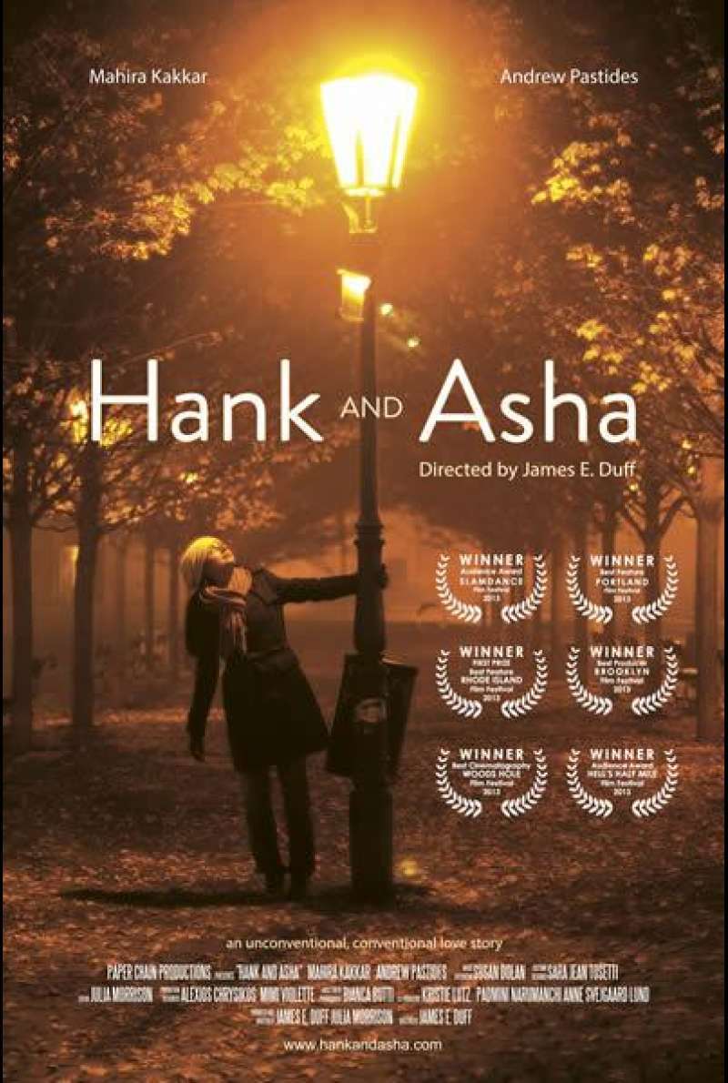 Hank and Asha von James E. Duff - Filmplakat (US)