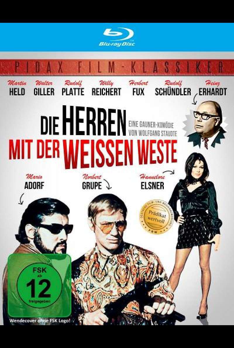 Die Herren mit der weißen Weste - Blu-ray Cover