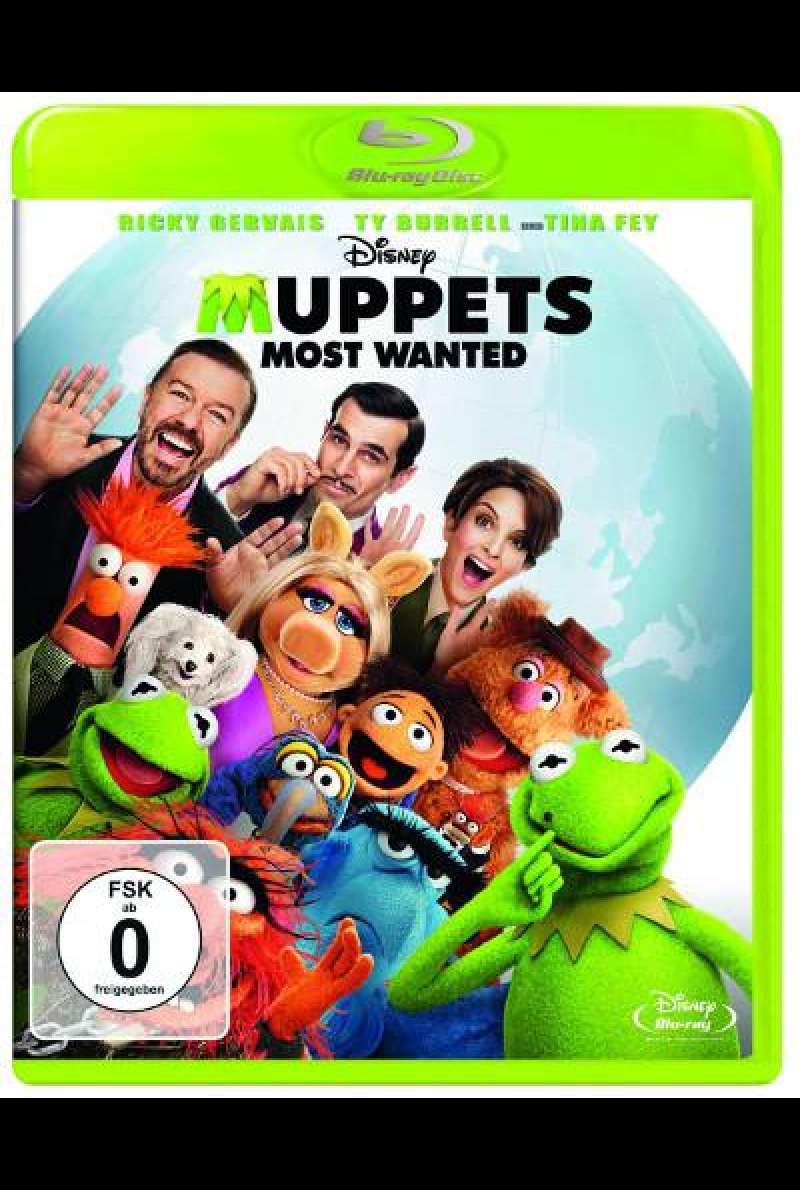 Muppets Most Wanted von James Bobin - Blu-ray Cover