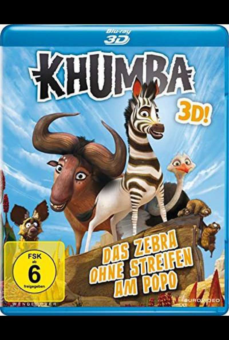 Khumba - Das Zebra ohne Streifen am Popo von Anthony Silverston - Blu-ray Cover