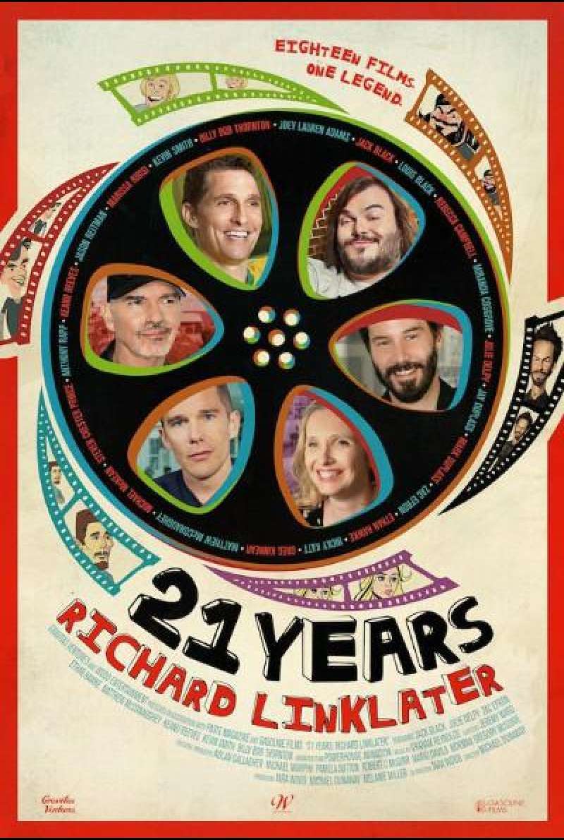 21 Years: Richard Linklater von Michael Dunaway und Tara Wood - Filmplakat (US)