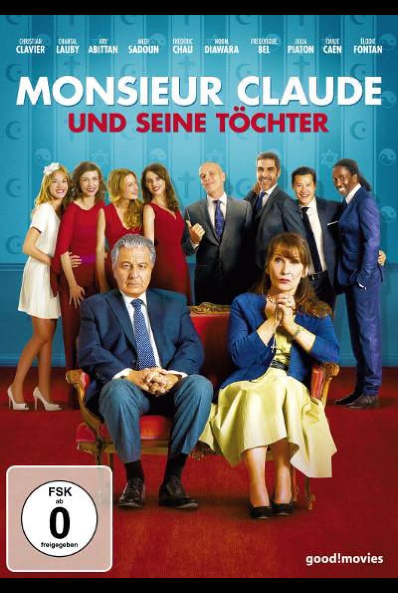 Monsieur Claude und seine Töchter von Philippe de Chauveron - DVD-Cover