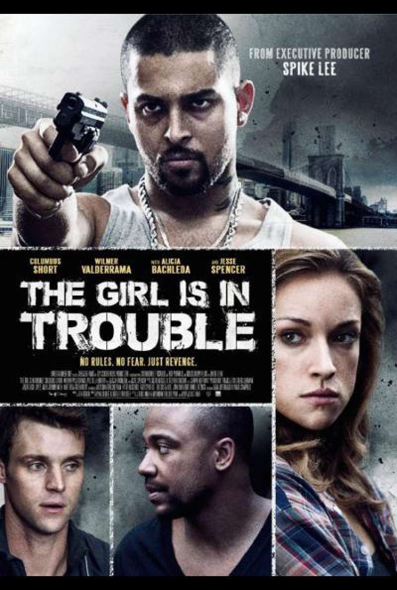 The Girl Is in Trouble - Filmplakat (US)