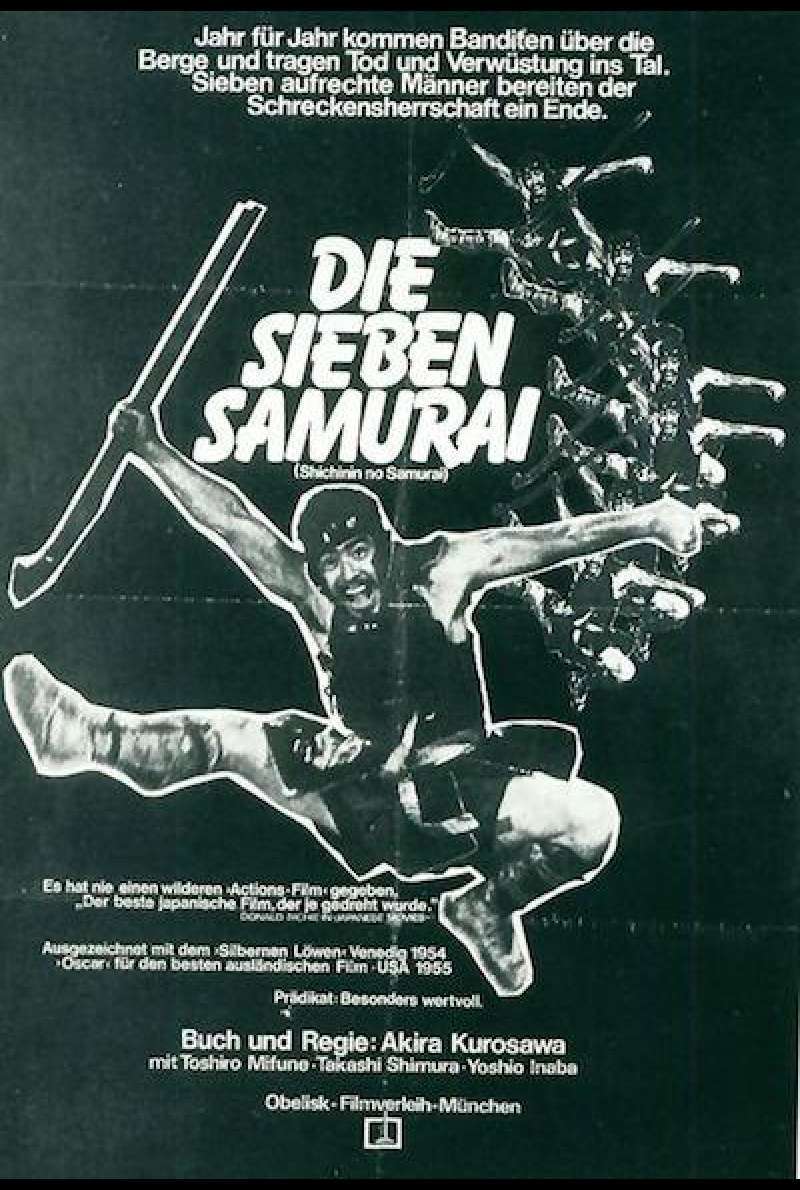 Die sieben Samurai - Filmplakat