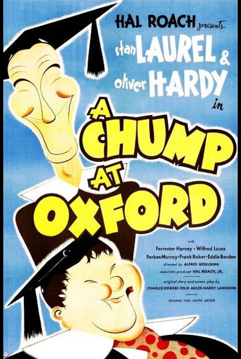 Laurel & Hardy - In Oxford - Filmplakat (US)