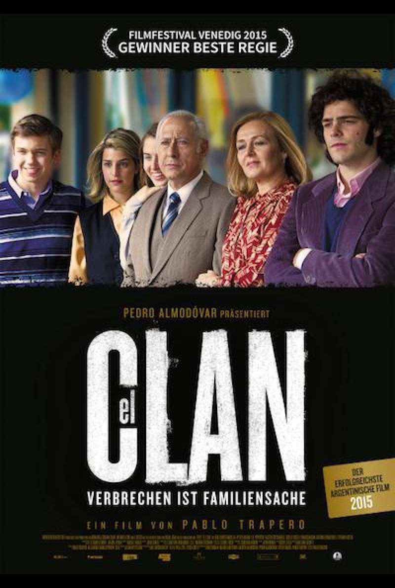 El Clan von Pablo Trapero - Filmplakat
