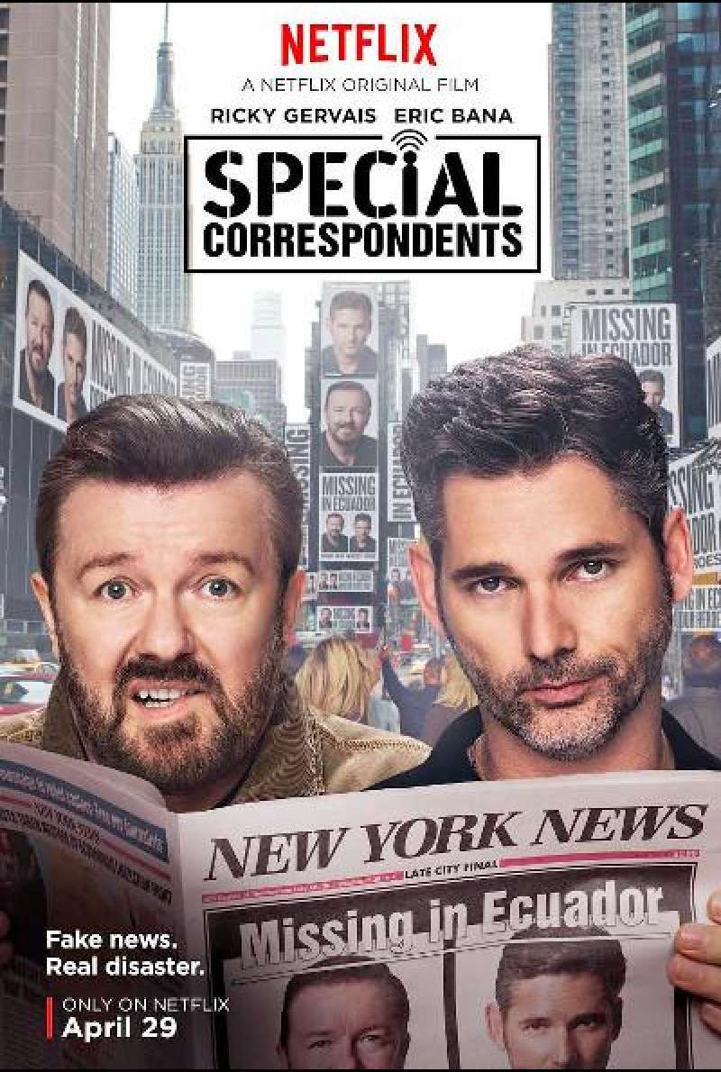 Special Correspondents von Ricky Gervais - Plakat
