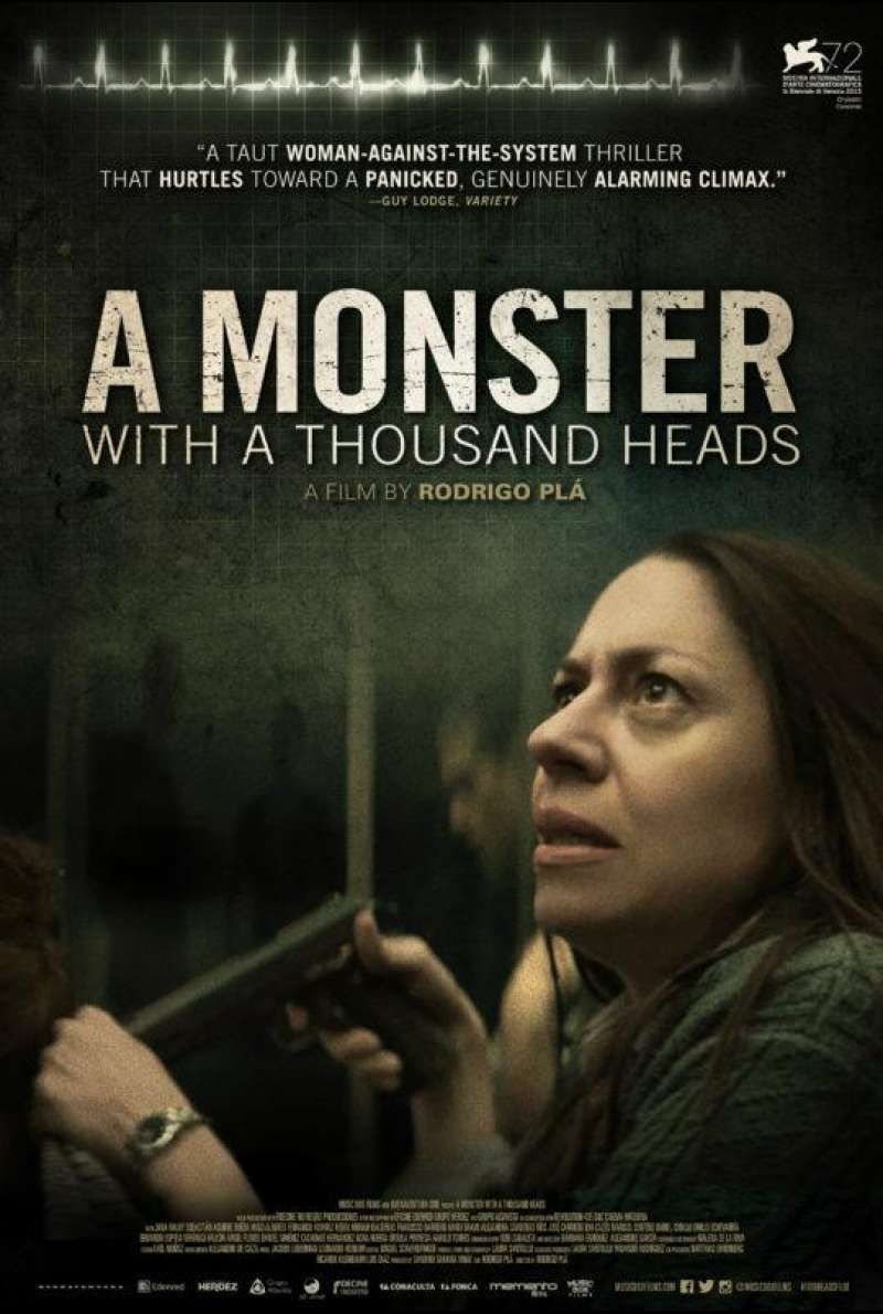 A Monster With a Thousand Heads von Rodrigo Plá - Filmplakat (INT)