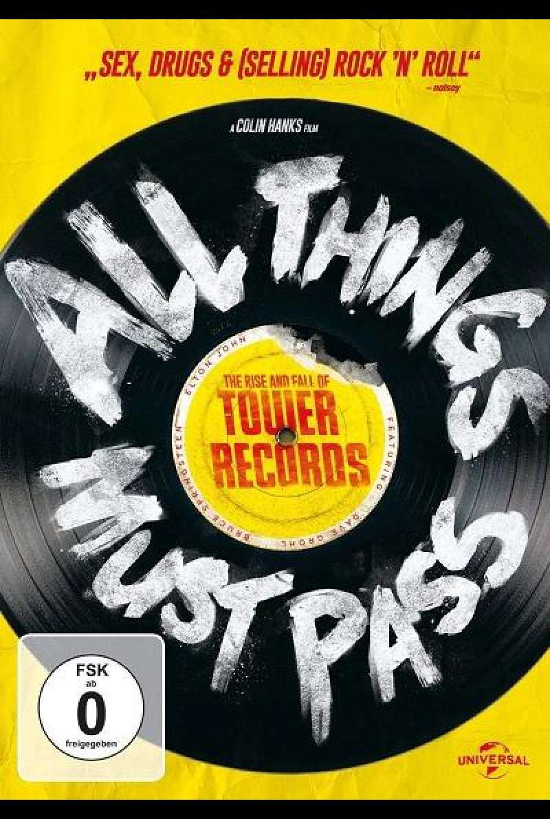 All Things Must Pass: The Rise and Fall of Tower Records - DVD-Cover