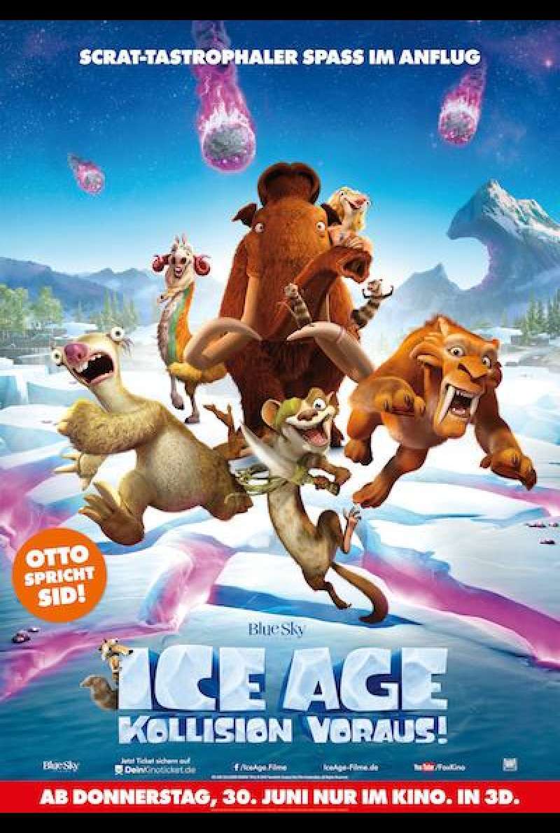 Ice Age - Kollision voraus! von Galen T. Chu und Mike Thurmeier - Filmplakat