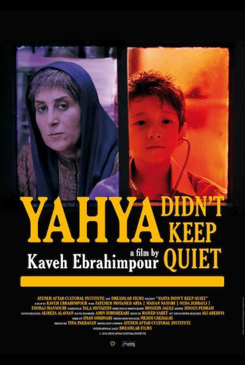 Yahya Didn't Keep Quiet  von Kaveh Ebrahimpour - Filmplakat (INT)