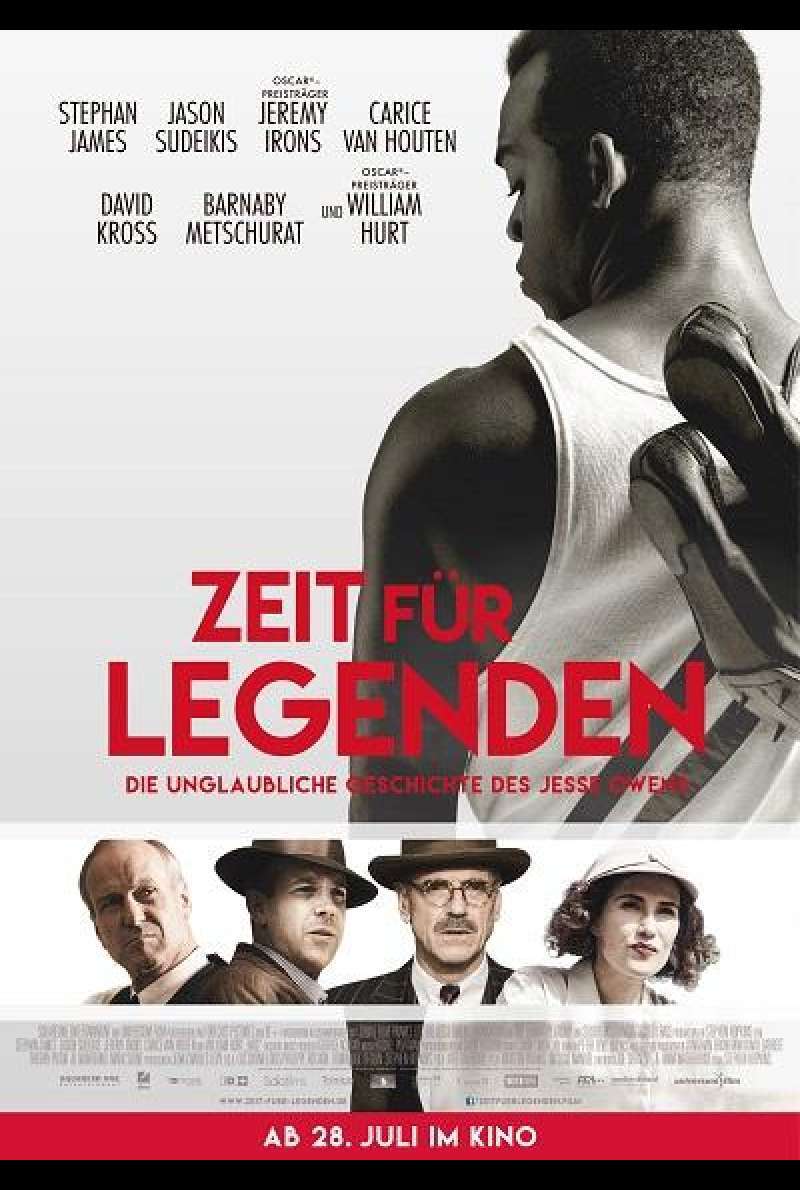 Zeit für Legenden - Die unglaubliche Geschichte des Jesse Owens - Filmplakat
