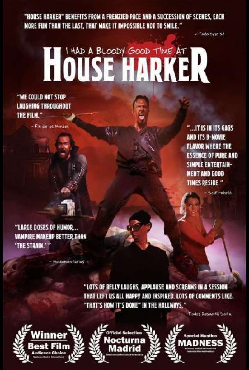I Had a Bloody Good Time at House Harker von Clayton Cogswell - Filmplakat