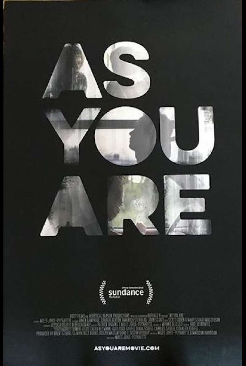 As you are - Filmplakat (INT)