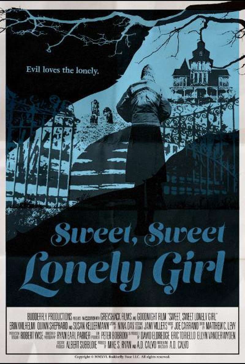 Sweet, Sweet Lonely Girl - Filmplakat (US)