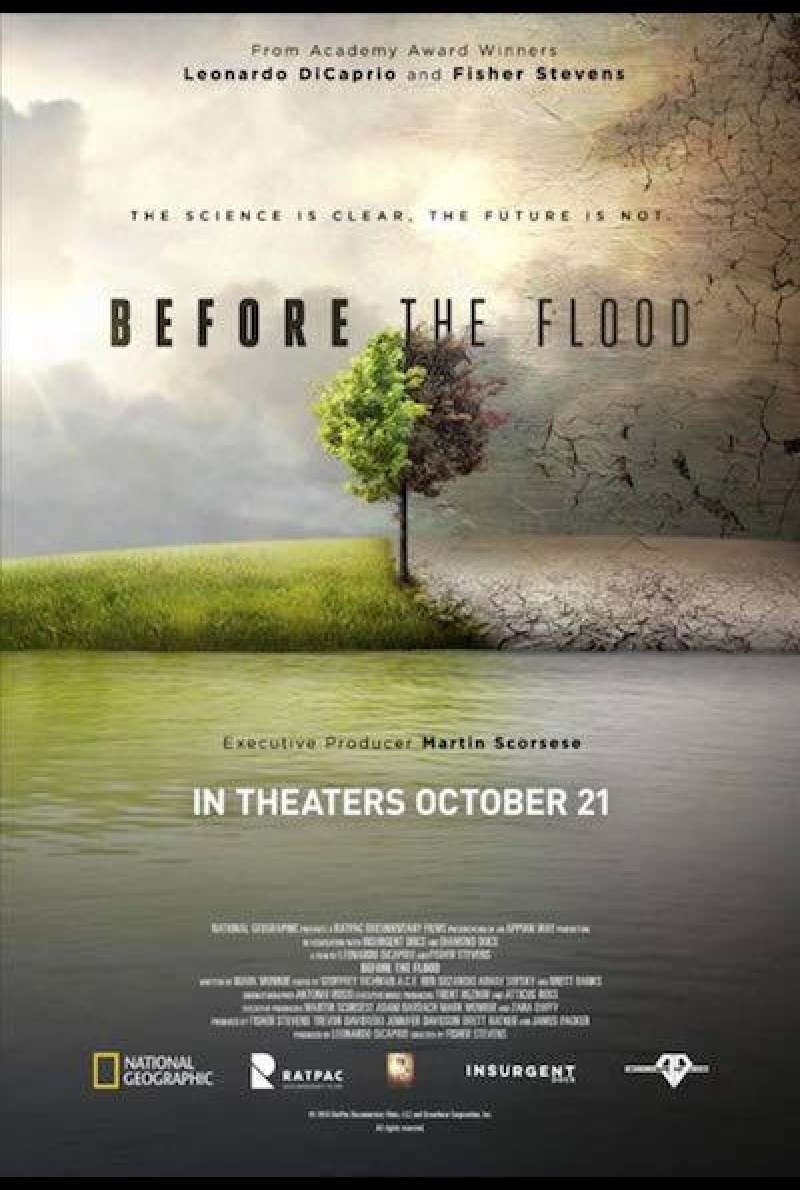 Before the Flood von Fisher Stevens - Filmplakat (US)