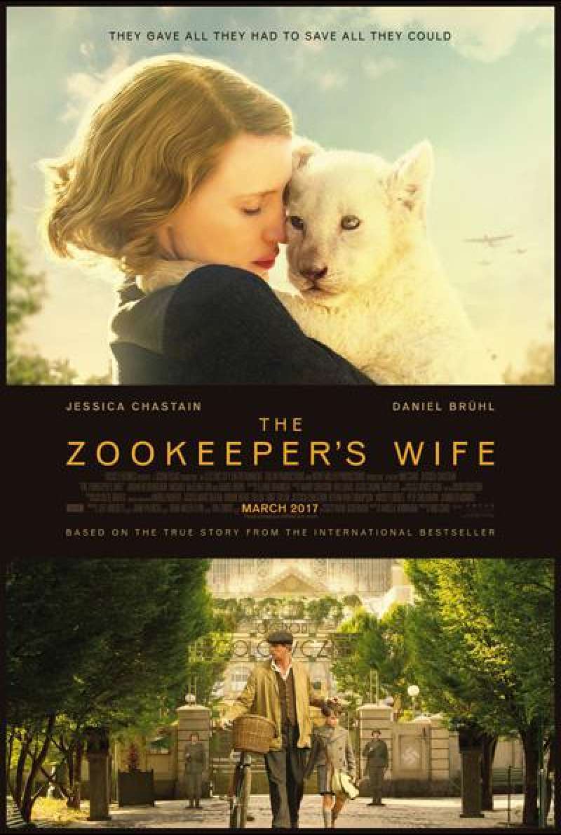 The Zookeeper's Wife von 
Niki Caro - Filmplakat