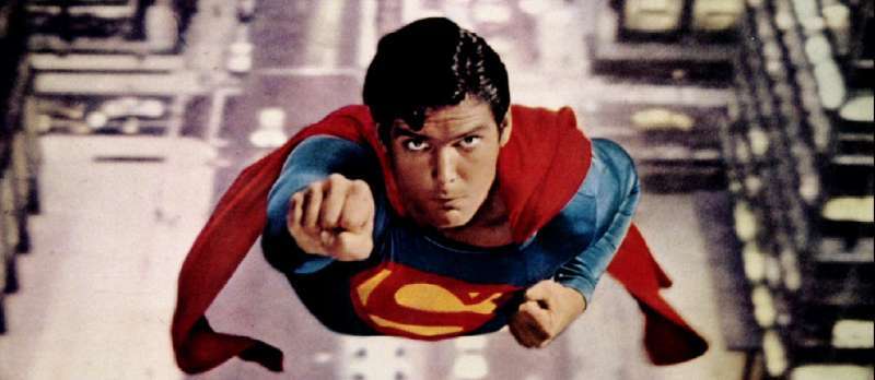 Christopher Reeve in Richard Donners 1978er "Superman"