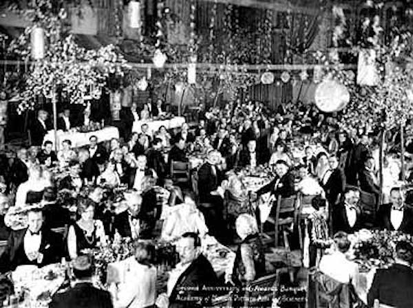 Die erste Oscarverleihung am 16. Mai 1929; Public Domain