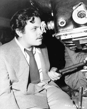 Orson Welles am Set von "Der Glanz des Hauses Amberson"; Copright: RKO/Fair Use