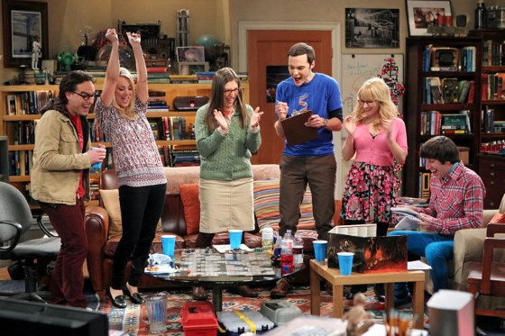 Der Cast der Sitcom "Big Bang Theory"