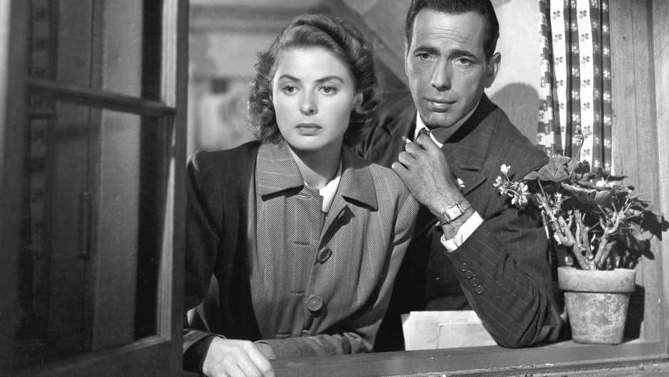 Ingrid Bergman und Humphrey Bogart in Casablanca
