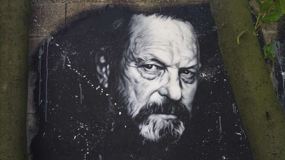 Ein gemaltes Porträt von Terry Gilliam
