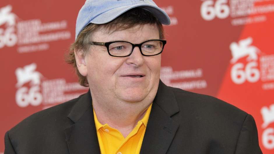 Michael Moore im Jahre 2009 in Venedig