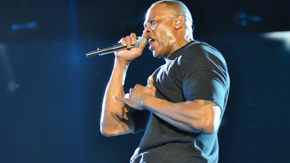 Dr. Dre im Jahre 2012 auf dem Coachella Valley Music and Arts Festival