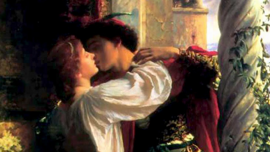Romeo und Julia in einem Gemälde von Sir Frank Dicksee