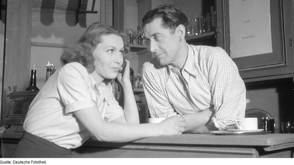 Hans Söhnker mit Gerty Soltau im Jahre 1946